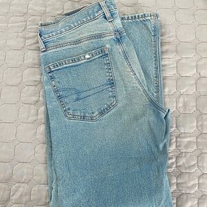 American Eagle Outfitters Light Blue Straight Leg Jeans